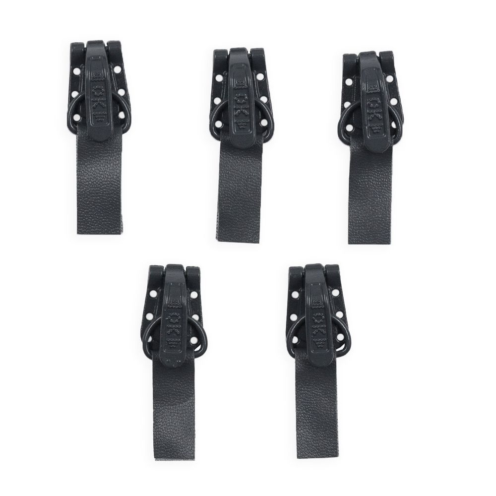 Крючок шубный PQ 45 мм, серый, PQ5207, 100 шт