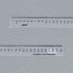 Линейка закройщика пластик 30 см, без упаковки, прозрачный, ЛЗ 30