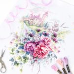 Набор для вышивания нитками Чудесная игла 101-210, Замок мечты, 27х38 см