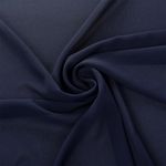 Креп шифон 105 г/м², шир. 150 см / 35 метров, TBY.8021-206, цв.206 т.синий /TOS/