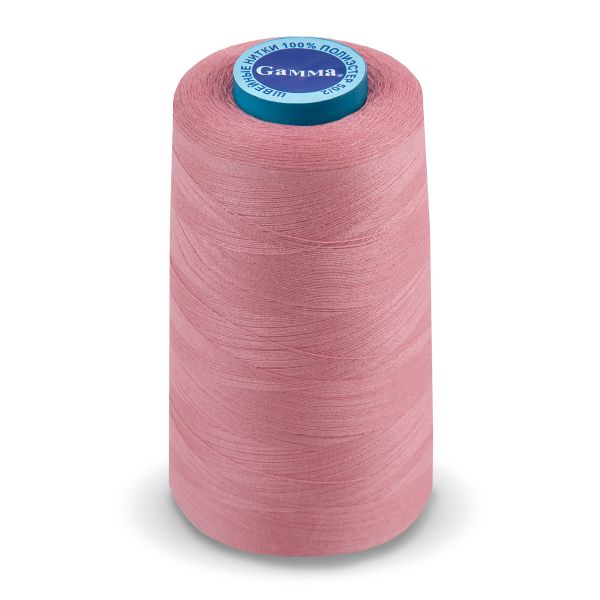 Нитки универсальные Gamma 50/2, 4570 м (5000 ярд) / 1 кат., 469 т.розовый
