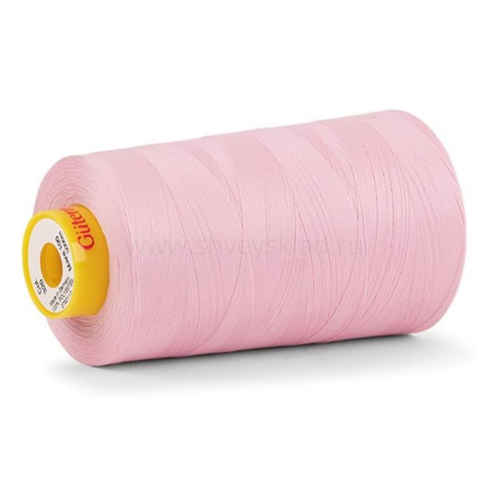 Нитка особо тонкая Gutermann Mara №150 (150/2), 5000 м, 713961, цв. 320 зефирно-розовый, 1 катушка