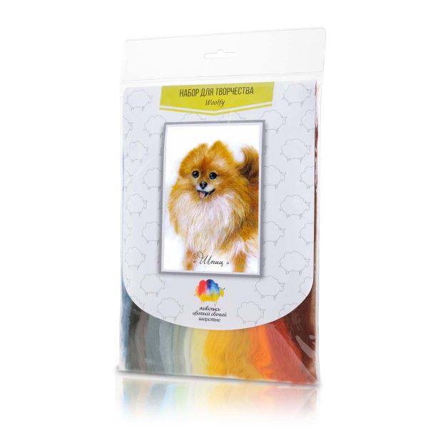 Набор для валяния (живопись цветной шерстью) 