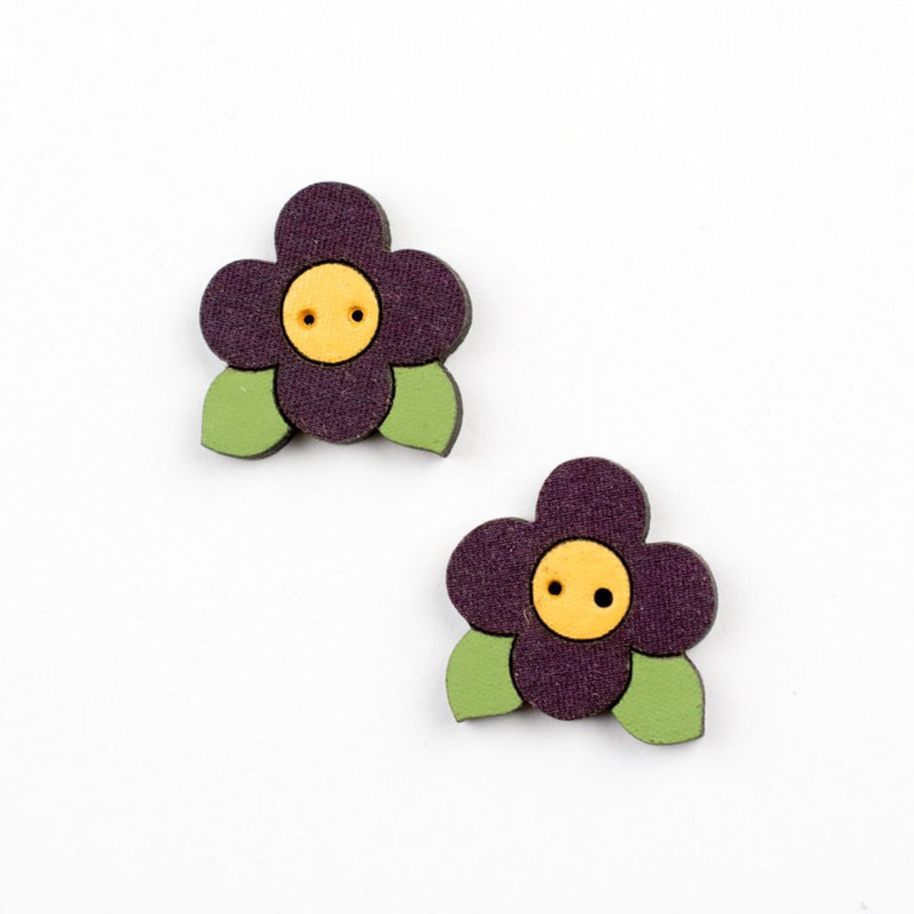 Украшения декоративные пуговицы (четырехлистники), Aurora, 1 шт, AU-B49883