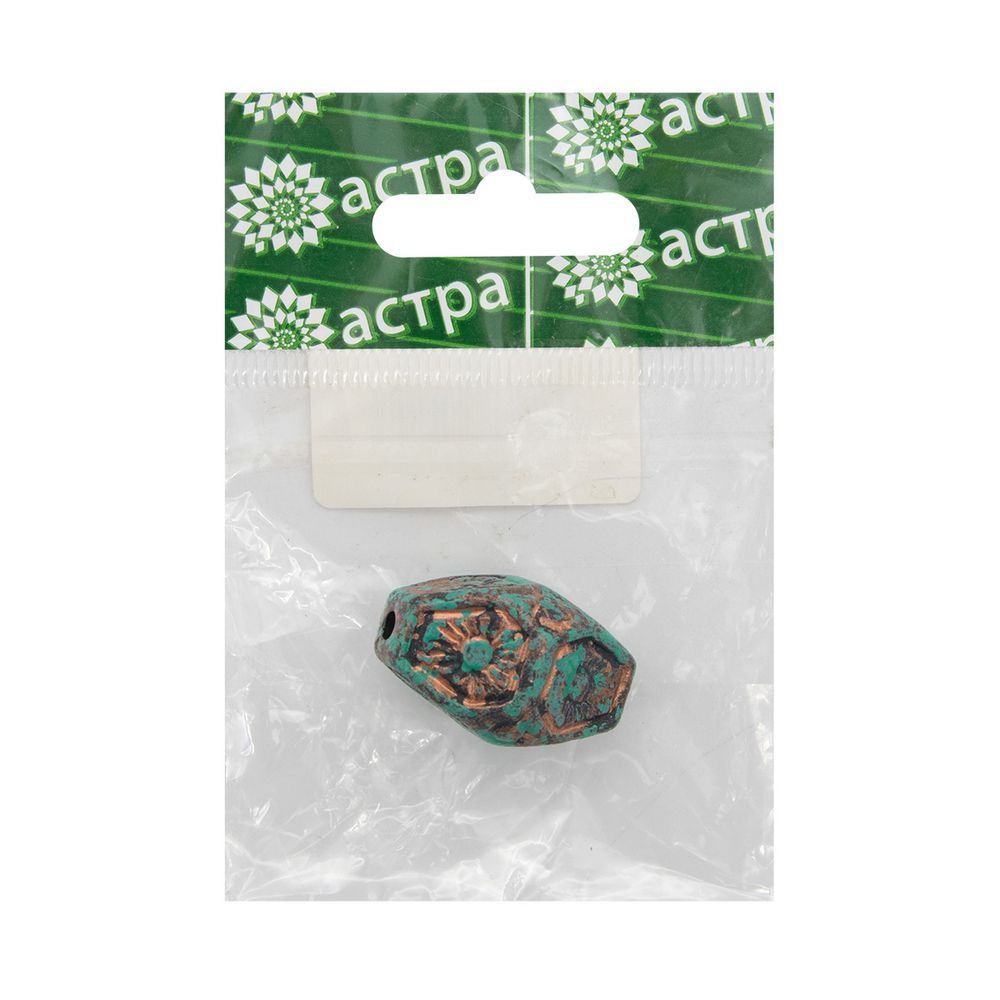 Бусины декоративные, 30х20 мм, Астра /TOS/