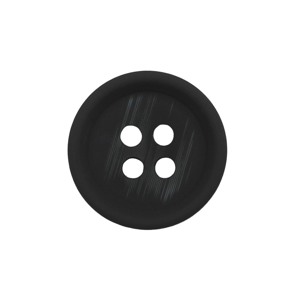 Пуговицы 4 прокола 24L (15мм), (Black (черный)), 36 шт, 613988-2
