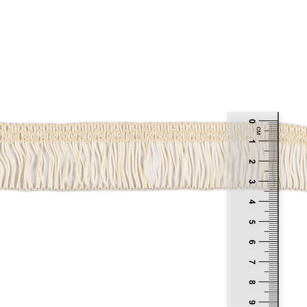 Бахрома отделочная 35.0 мм / 16 метров, 122 кремовый, Gamma А-08