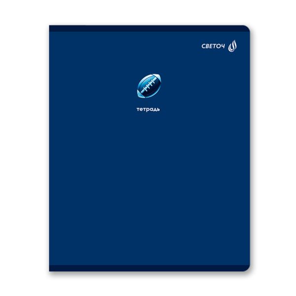 Тетрадь ученическая общая, твин лак A5 60 л. на скобе 65 г/м², белизна 100% 10 шт клетка, 01522 Все оттенки синего, Светоч Т201