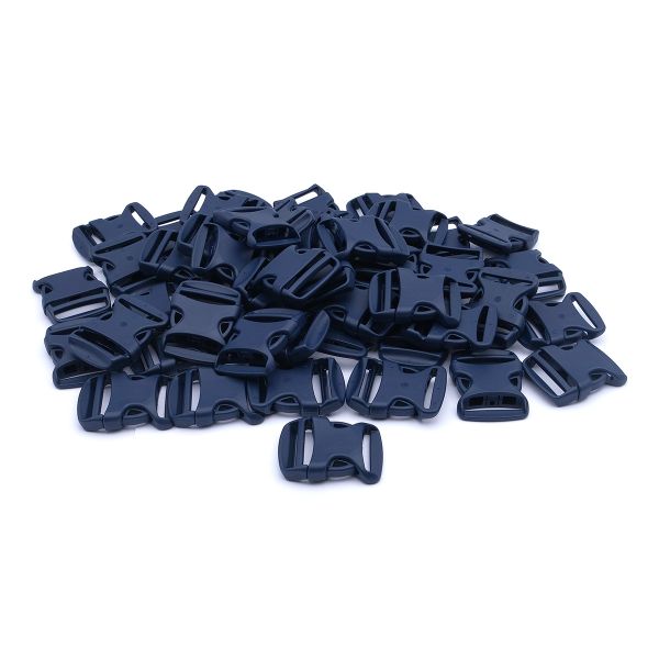 Фастекс (пряжка трезубец) пластик 30 мм, 50 шт, 57 т.синий