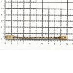 Вешалка-цепочка для одежды 102х7 мм, металл, бронза, 10 шт, ГНУ14377