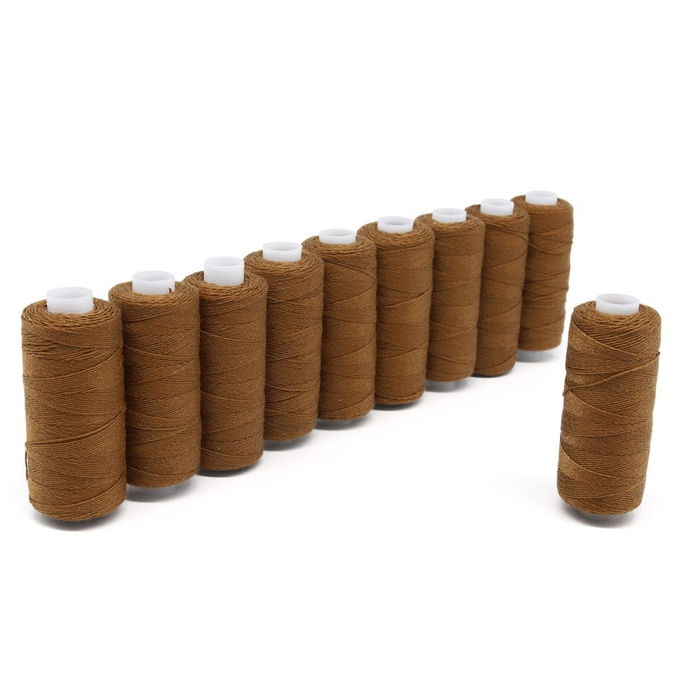 Нитки швейные 20/3 (120м) 10 шт Astra&Craft (442 горчичный)