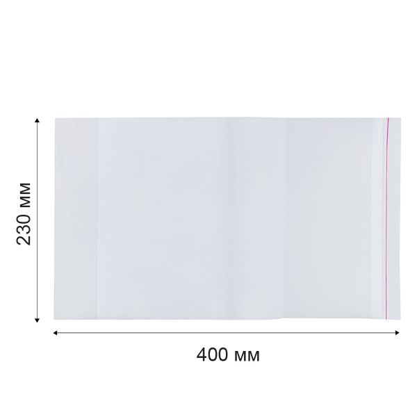 Обложка универсальная для учебников с клеевым краем LNNPP-03 70 мкм (230х400 мм), 10 шт, прозрачный, Лео LNNPP-03