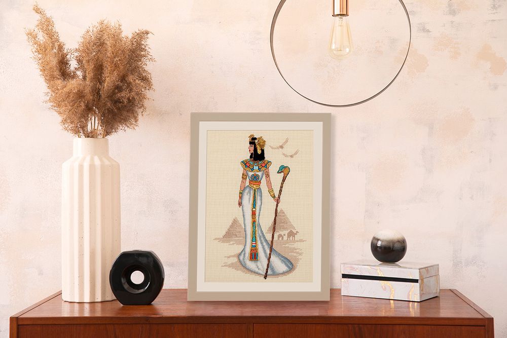 Набор для вышивания нитками Panna, Золотая серия, Женщины мира. Египет, 23х32 см