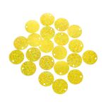 Пайетки плоские 20 мм, упак. 10 гр, Астра, А20 золото голограмма, уп.10 шт