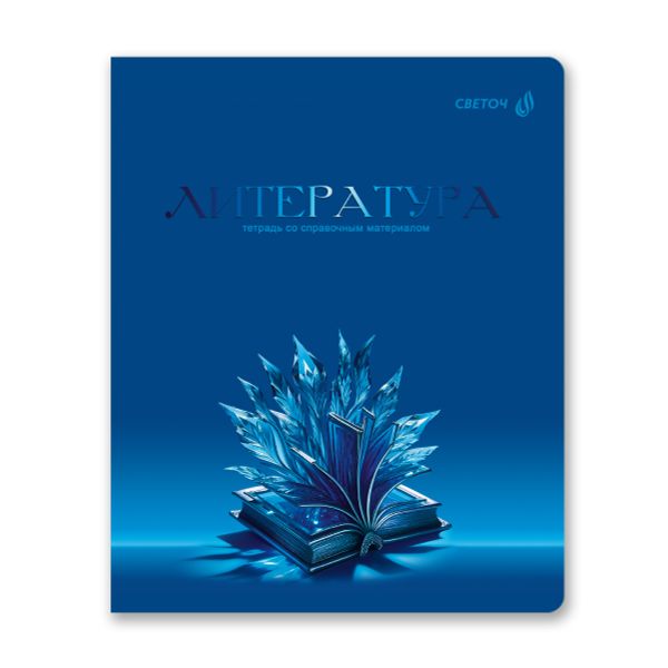 Комплект тетрадей со справочными материалами Кристалл тайного, глянц.ламинация, A5 48 л. 12 шт на скобе 65 г/м², белизна 100% 1 шт клетка/линия, 01885 12 предметов, Светоч Т296