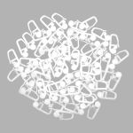 Крючки шторные для карниза 26 мм, ⌀7 мм, ролик, 100 шт