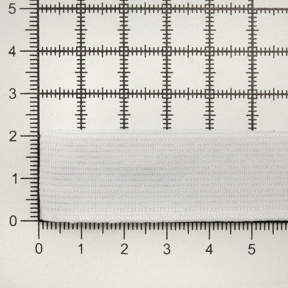 Резинка тканая 20.0 мм / 20 метров, белый