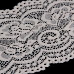 Кружево эластичное (стрейч) 100 мм / 13.71 метров, C571 молочный