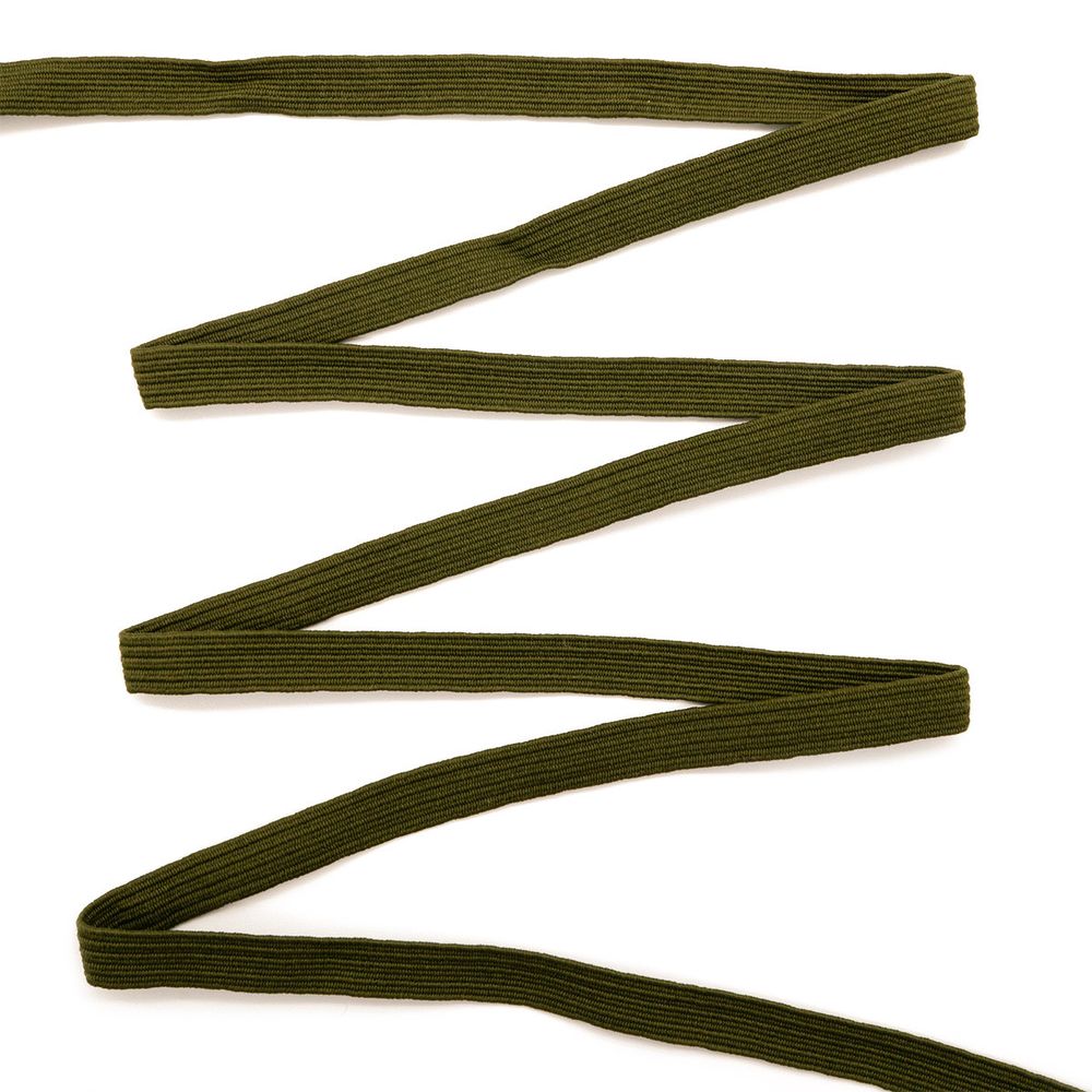 Резинка бельевая (стандартная) 10.0 мм / 10х10 метров, оливковый, С1049