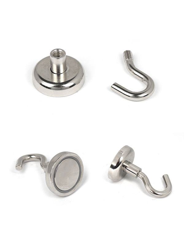 Крючок на неодимовом магните E25, 2 шт
