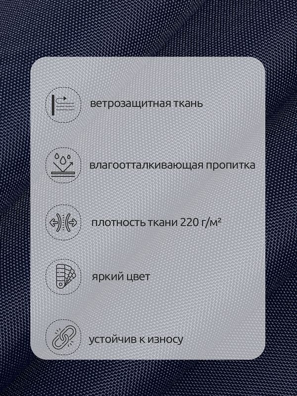 Оксфорд 600D PU1000 220 г/м², 150 см / 10 метров, ОКС.TBY600D.S058.10, S058 т.синий