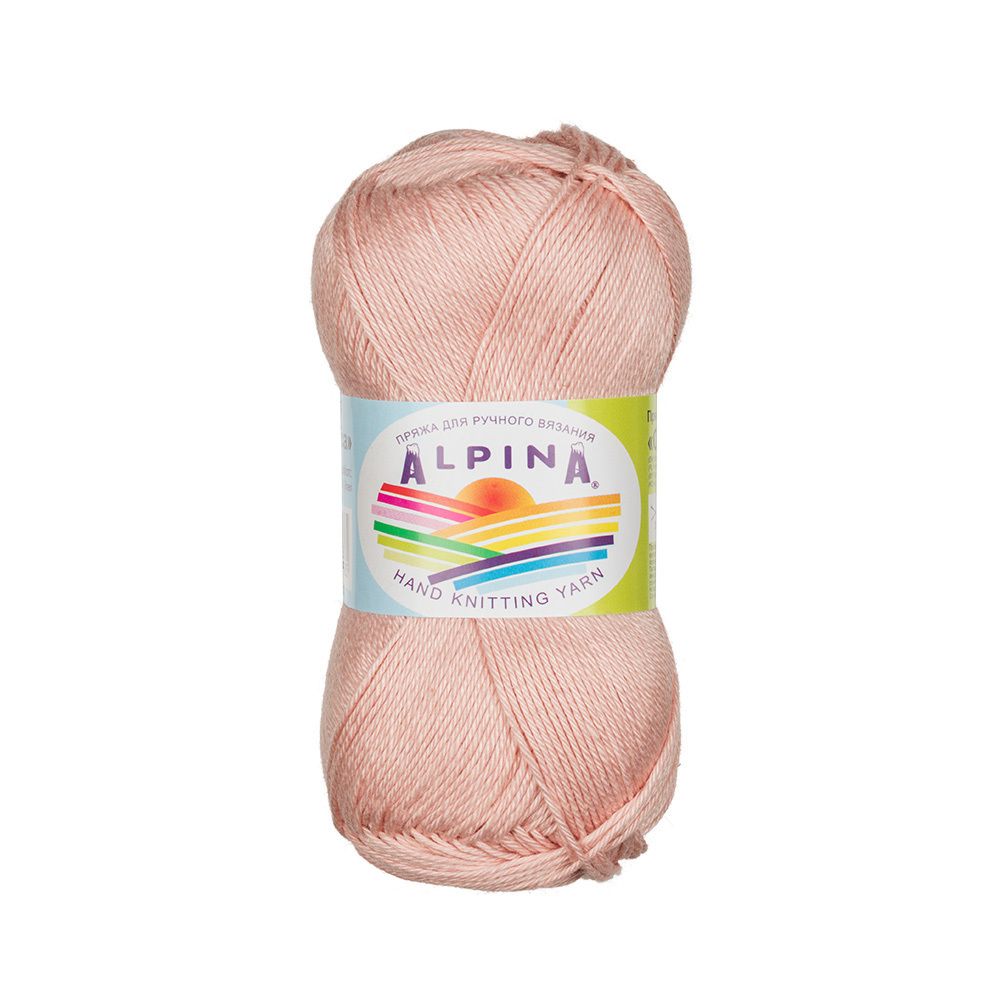 Пряжа Alpina Organica / уп.10 мот. по 50г, 170м, 05 пыльно-розовый