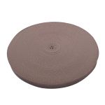 Тесьма (лента) киперная 20 мм / 50 метров, 6 г/м, 100% полиэфир, 09 кофе