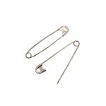 Булавки английские l=55 мм, никель, 100 шт, С-61