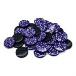 Пуговицы 2 прокола 44L, 28мм, (blue), CB-R-16, 36 шт