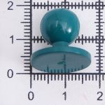 Пуговицы Пукли для поварских курток 12 шт, 10мм (d основания=18мм, h=16мм) (зеленый)