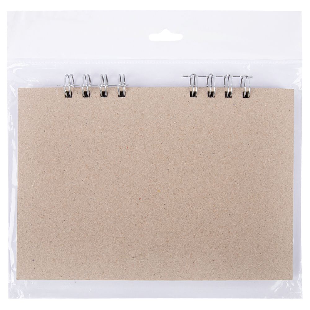 Заготовка для альбома (на пружинке) 1250 г/м², A5 19.8х14 см, 6 л, 01 Серебристая пружина, Mr.Painter ZKL-06