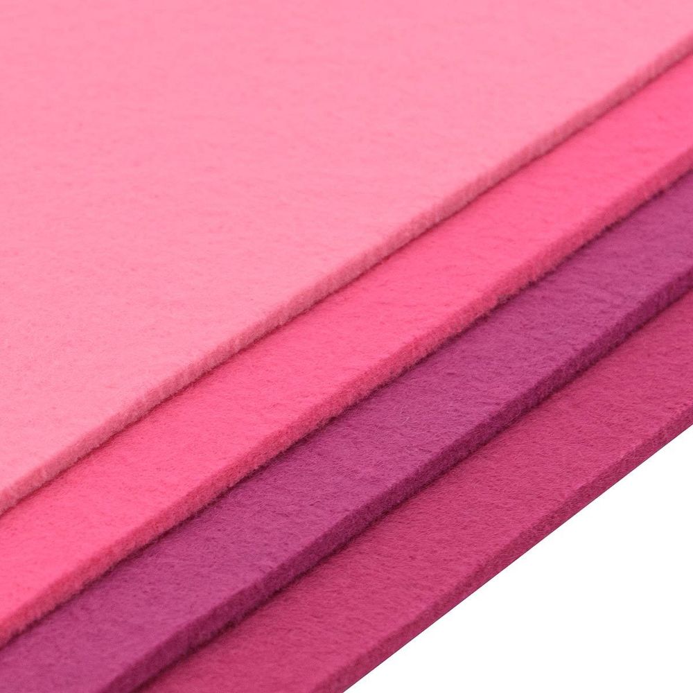 Фетр листовой мягкий 3.0 мм, 20х30см, 4 шт, Astra&Craft, 3