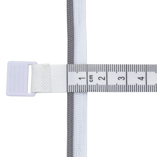 Кант отделочный 10 мм / 91.4 метр, белый/серый, 3AR2731