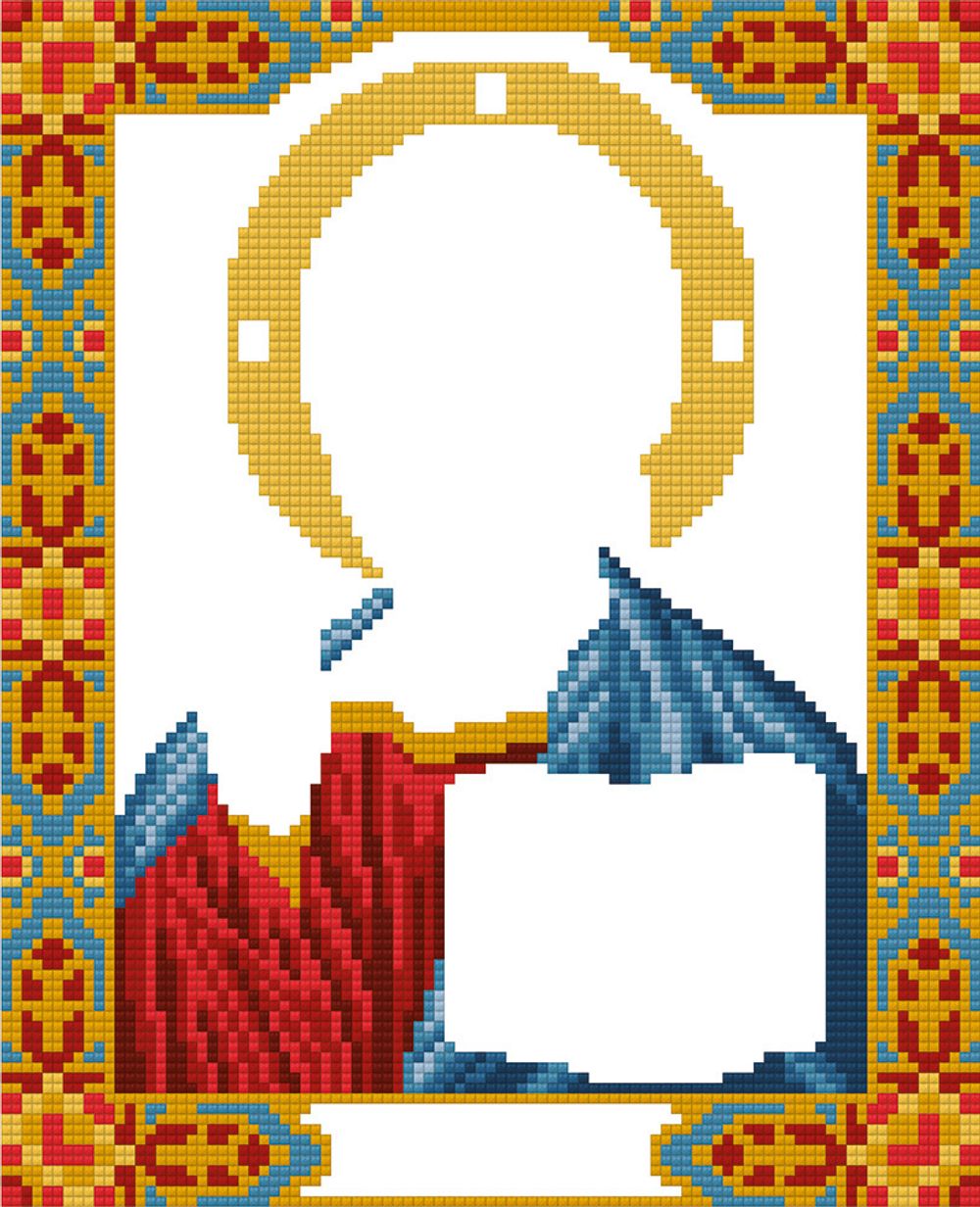 Алмазная (кристальная) мозаика Фрея, Икона Господь Вседержитель, 27х22 см