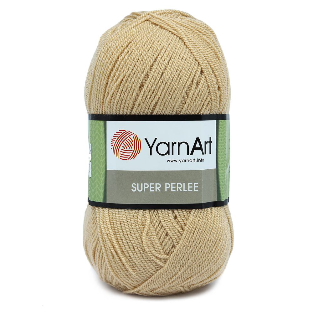 Пряжа YarnArt (ЯрнАрт) Super Perlee / уп.5 мот. по 100 г, 400м, 805 светло-бежевый