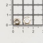 Люверсы металл ⌀_3.7 мм (внутр.), №1.7, сталь, никель, 100 шт, New Star