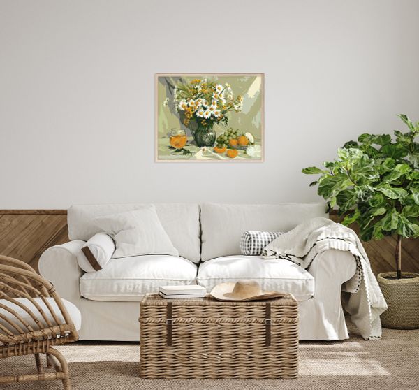 Картина по номерам Фрея, Деревенский натюрморт, 40х50 см