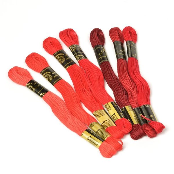 Мулине ПНК им.Кирова цв.9226 розовый, 12 мотков по 10 метров