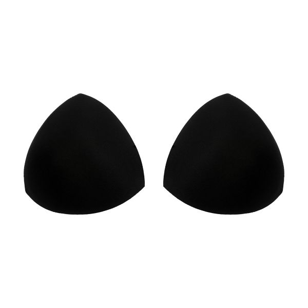 Бельевые чашечки для бюстгальтера треугольные пуш-ап р.12 (р.75), 5 пар, черный, VFN3-12