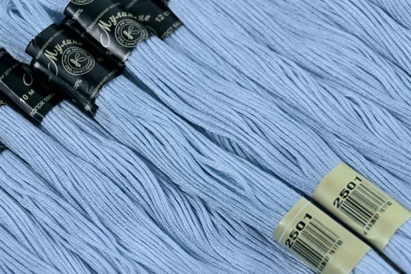 Мулине ПНК им.Кирова цв.1904 бл.фиолетовый, 12 мотков по 10 метров