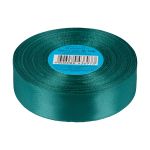 Лента атласная 1-сторонняя 25.0 мм / 33±2 метра, 106 т.зеленый, Gamma