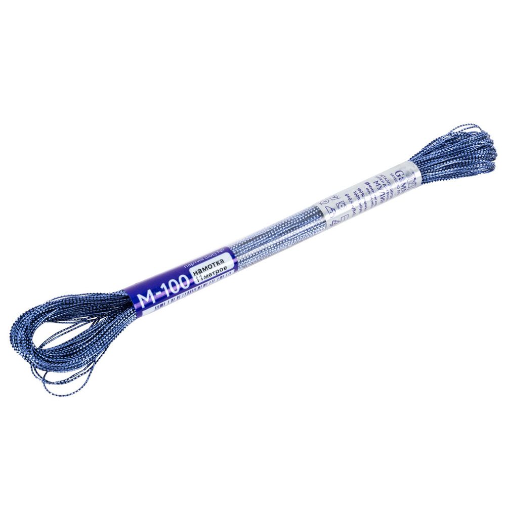 Мулине Gamma металлик JT 12 мотков по 11 метров, M-100 сиреневый, Gamma MOULINE