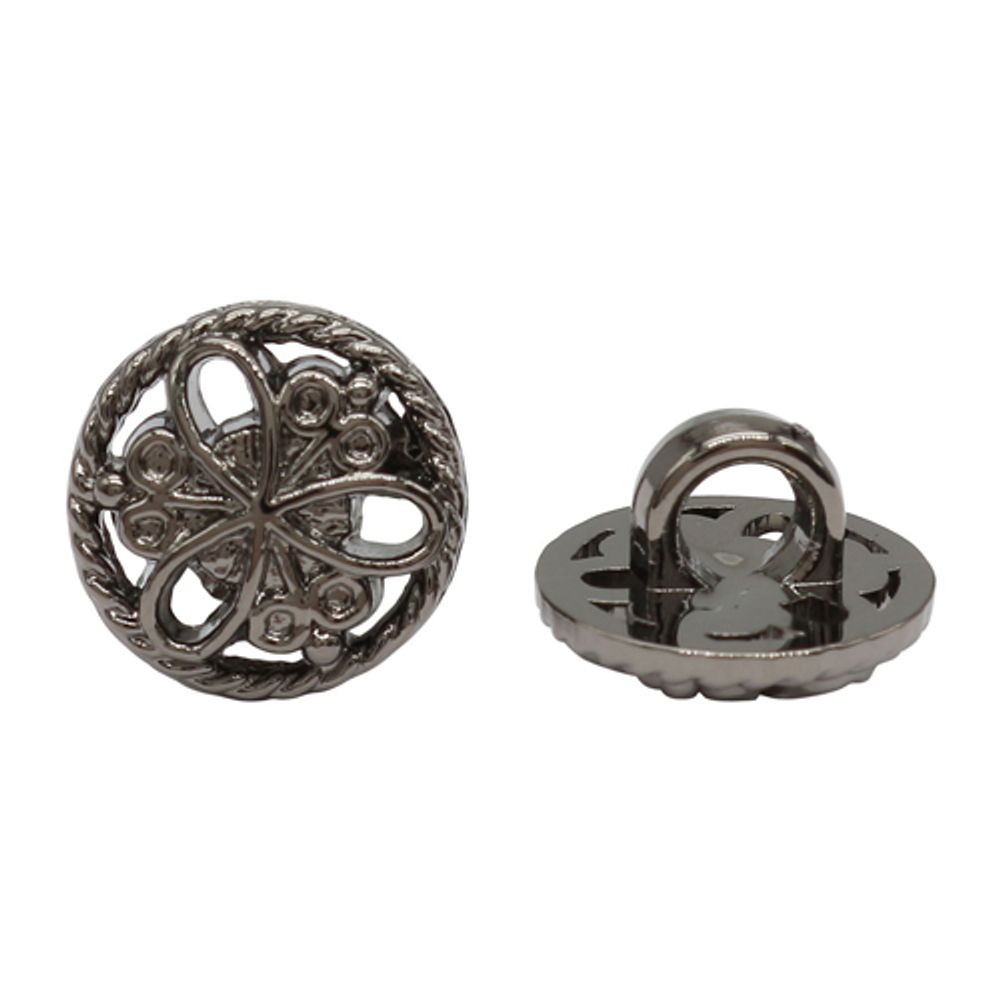 Пуговицы на ножке 20L (Pewter), 72 шт /TOS/