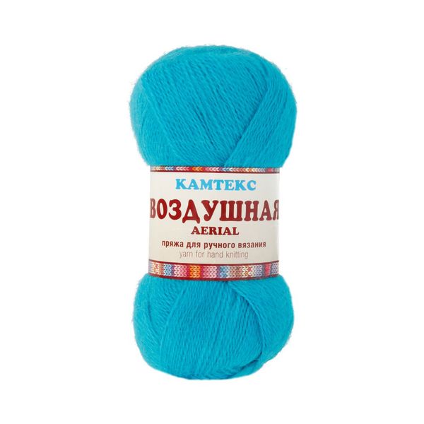 Пряжа Камтекс Воздушная / уп.5 мот. по 100 г, 375 м, цв.024 бирюза