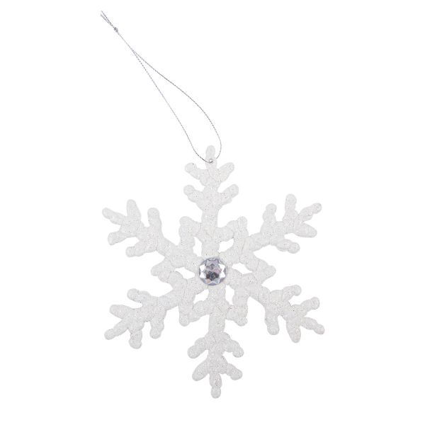 Елочная игрушка, 5 шт, №01 снежинка 11 см, Snoweekon SNW-D103