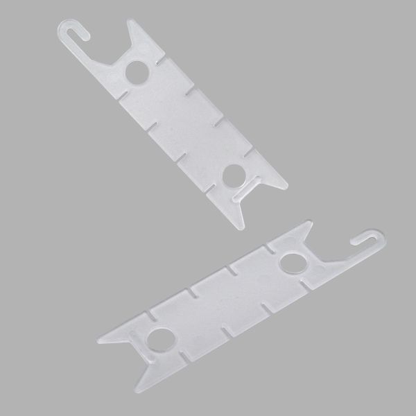 Фиксатор шнура шторной ленты 95мм прозрачный, 50 шт