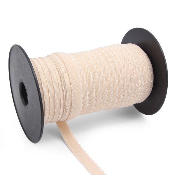 Резинка бельевая (отделочная) становая 15.0 мм / 50 метров, бежевый, (ML175.015/1)