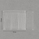 Держатели этикеток к этикет пистолету 75 мм, 5000 шт, прозрачный, Micron TPS-01
