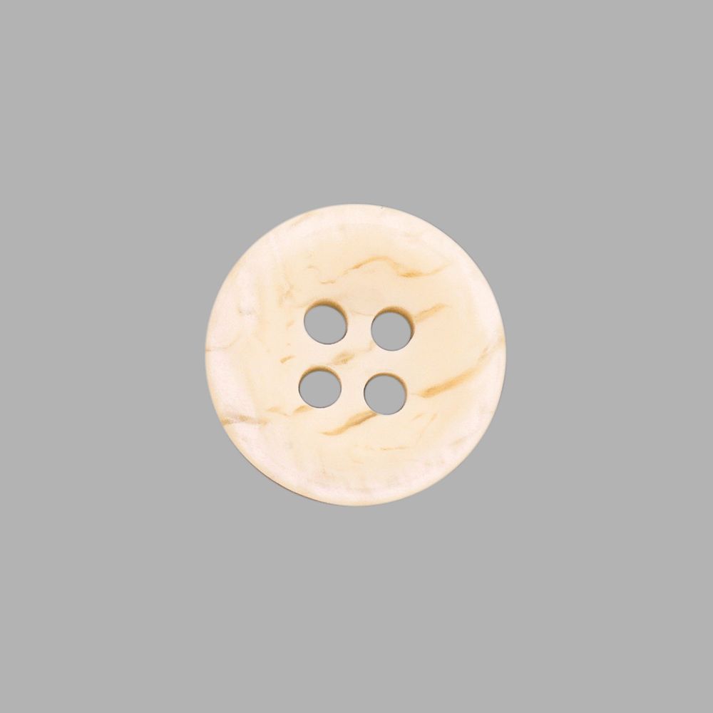 Пуговицы 4 прокола 20L=12.5 мм, пластик, col.06 бежевый, 72 шт, CN2844