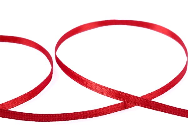 Лента атласная 2-сторонняя 3.0 мм / 91.4±2 метра, 124 св-вишневый, Gamma AL-3P